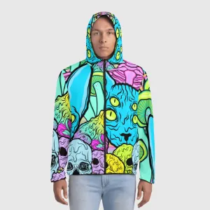 NEON ELECTROWEEN  Mens Windbreaker