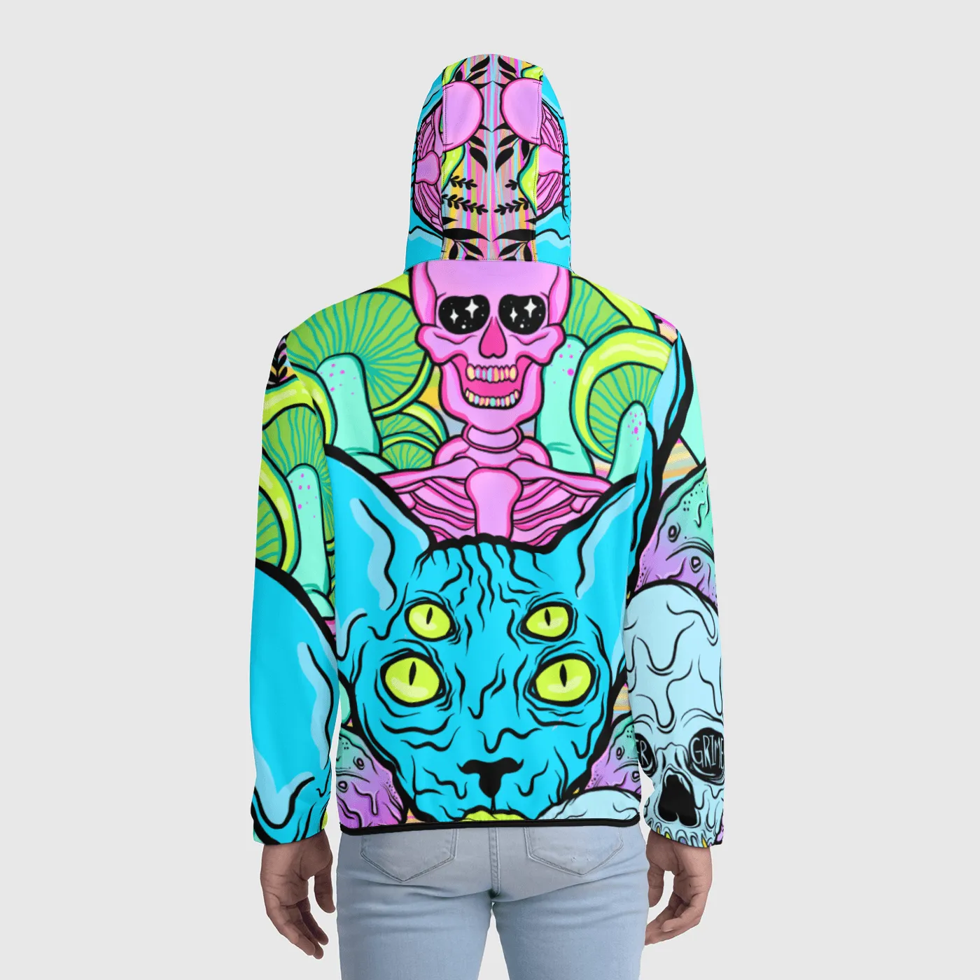 NEON ELECTROWEEN  Mens Windbreaker