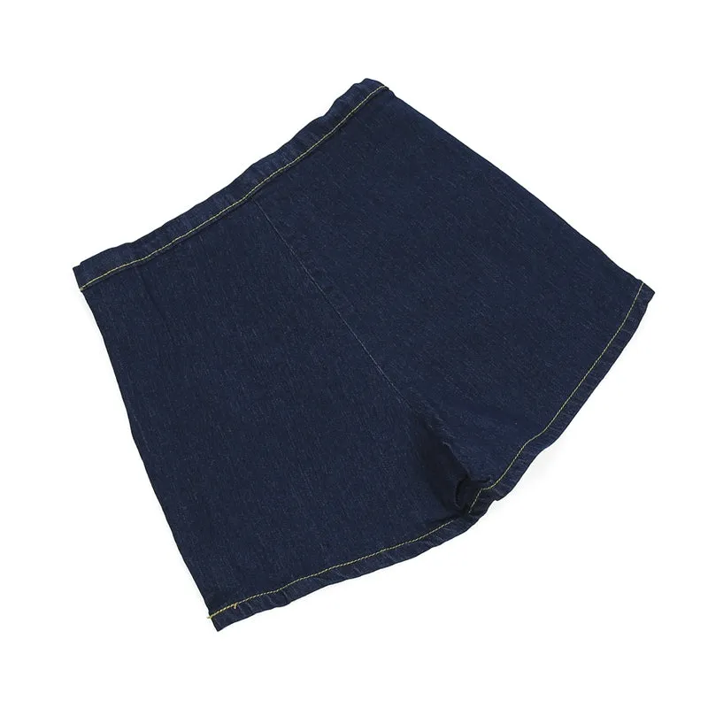 New Sexy Women Slim High Waist Jeans Denim Tap Short Hot Shorts Tight A Side Button
