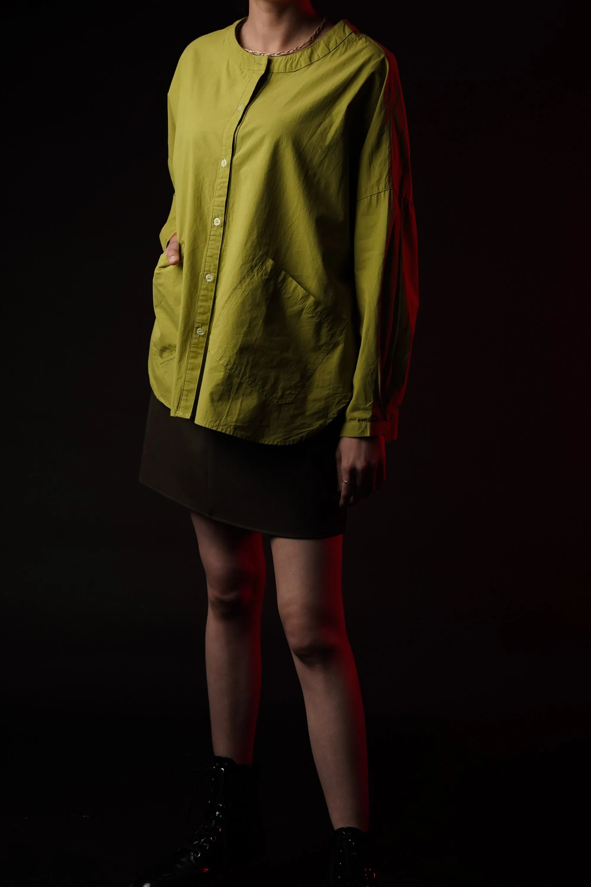 Oasis Green Oversized Shirt