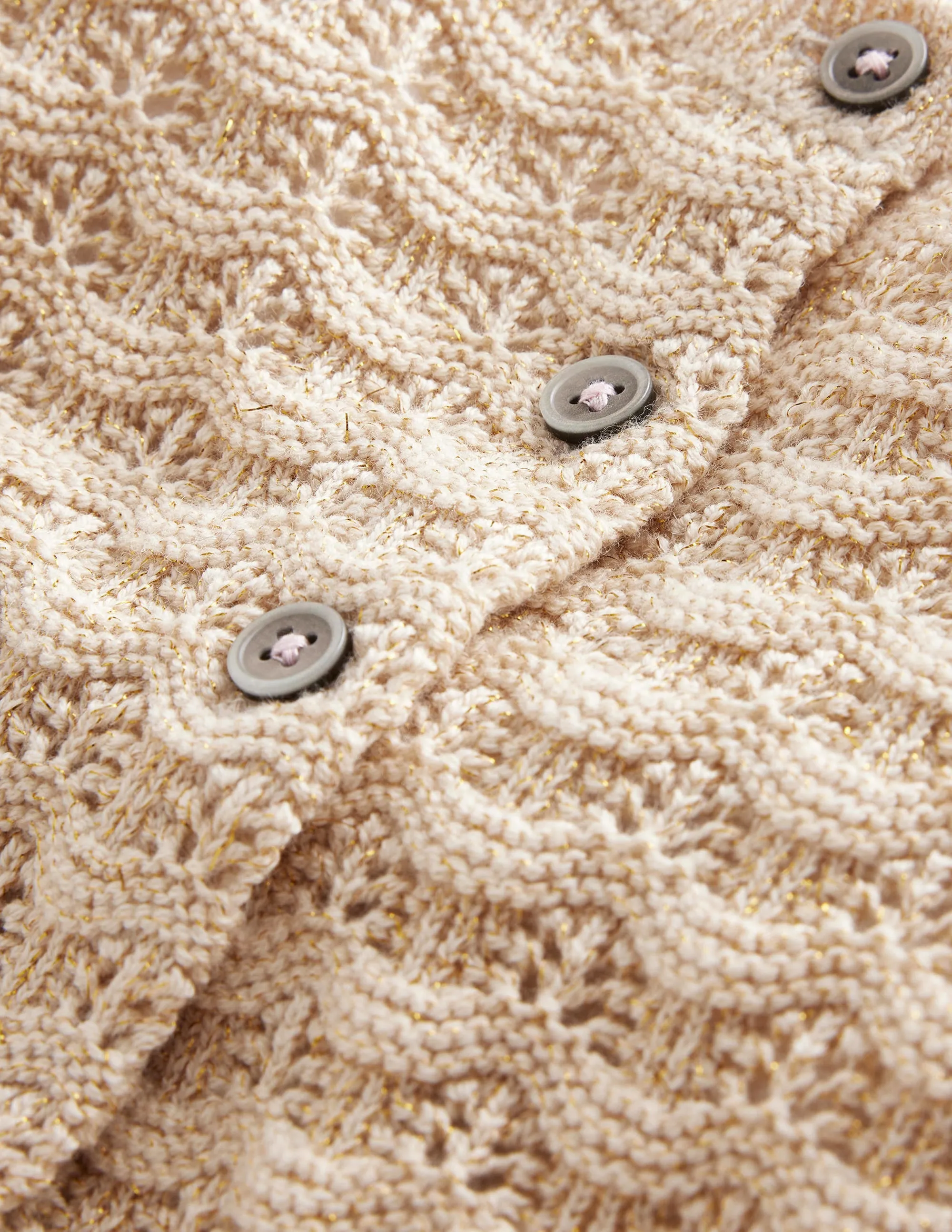 Occasionwear Cardigan-Gold Sparkle