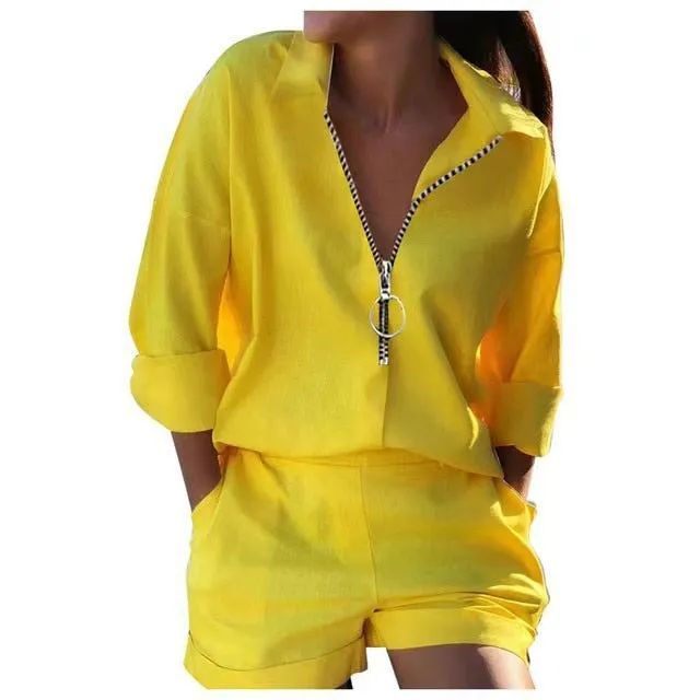 Outfit Set Party Playsuit Shirt & Shorts Summer 2pcs