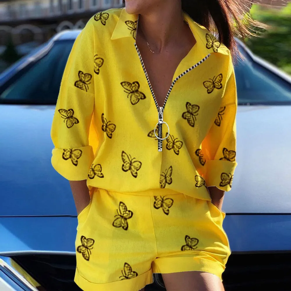 Outfit Set Party Playsuit Shirt & Shorts Summer 2pcs