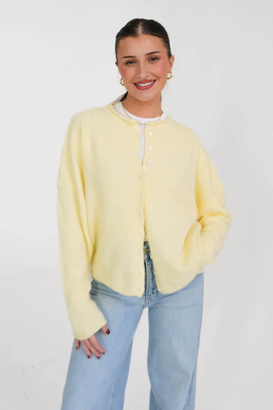 Phoebe Cardigan in Butter