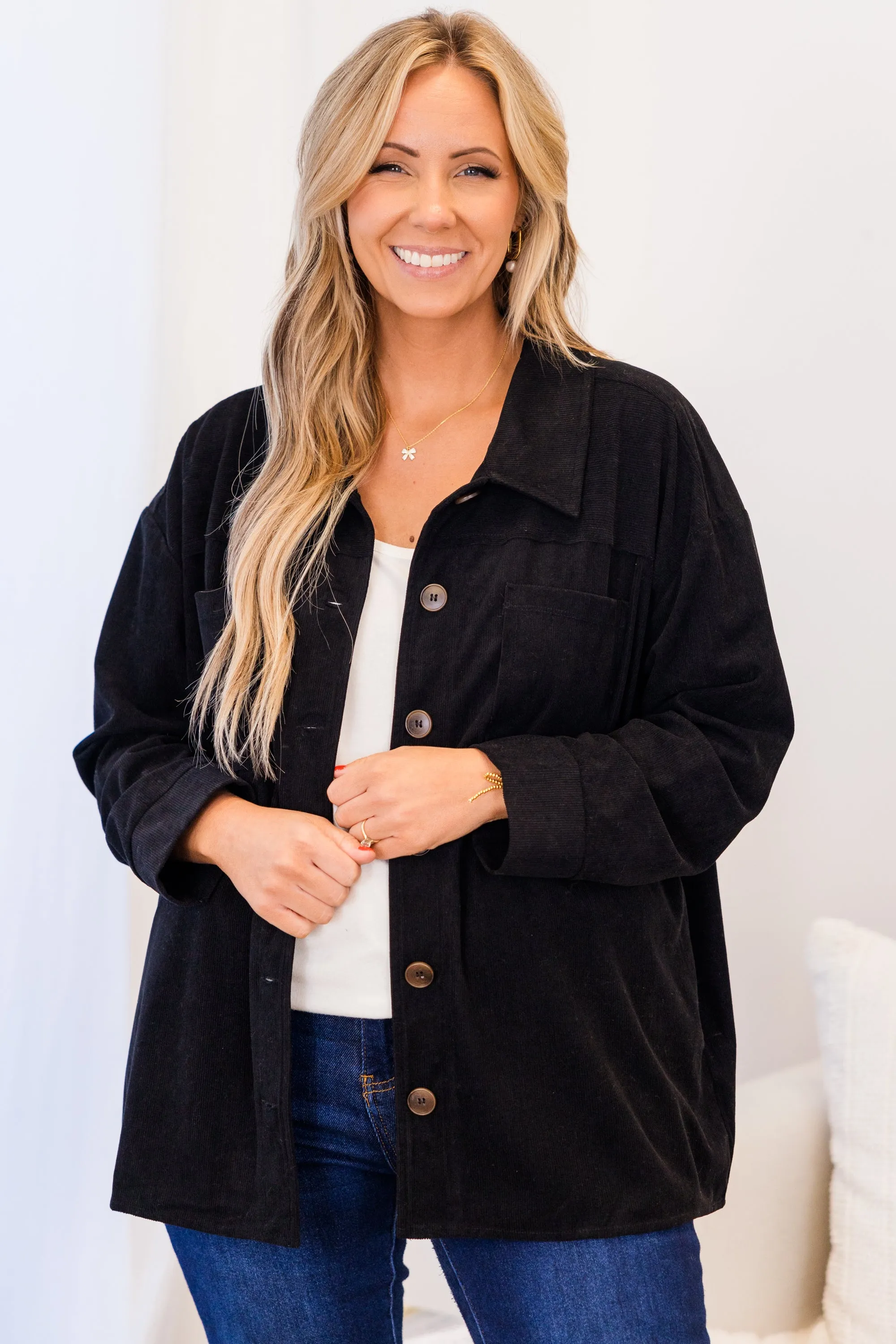 Plans Change Jacket, Black