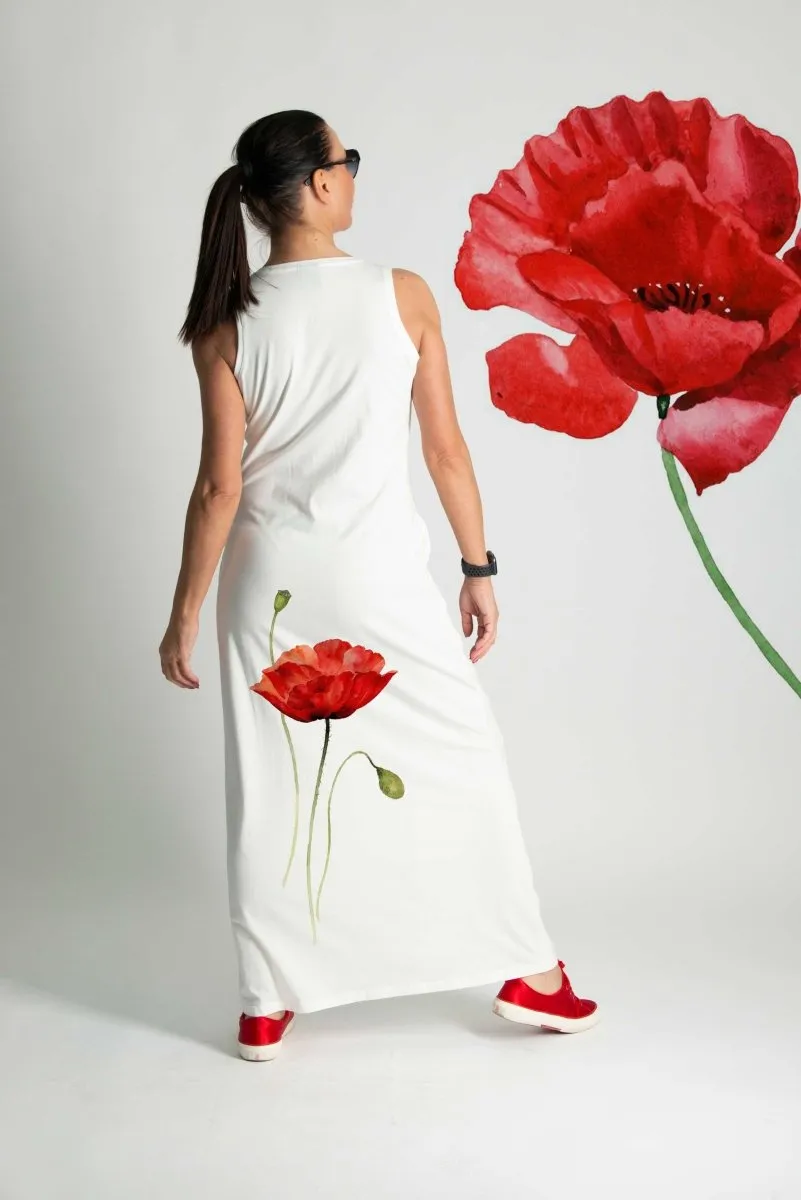 Poppies Jersey Dress MIKAELA