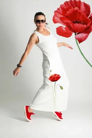 Poppies Jersey Dress MIKAELA