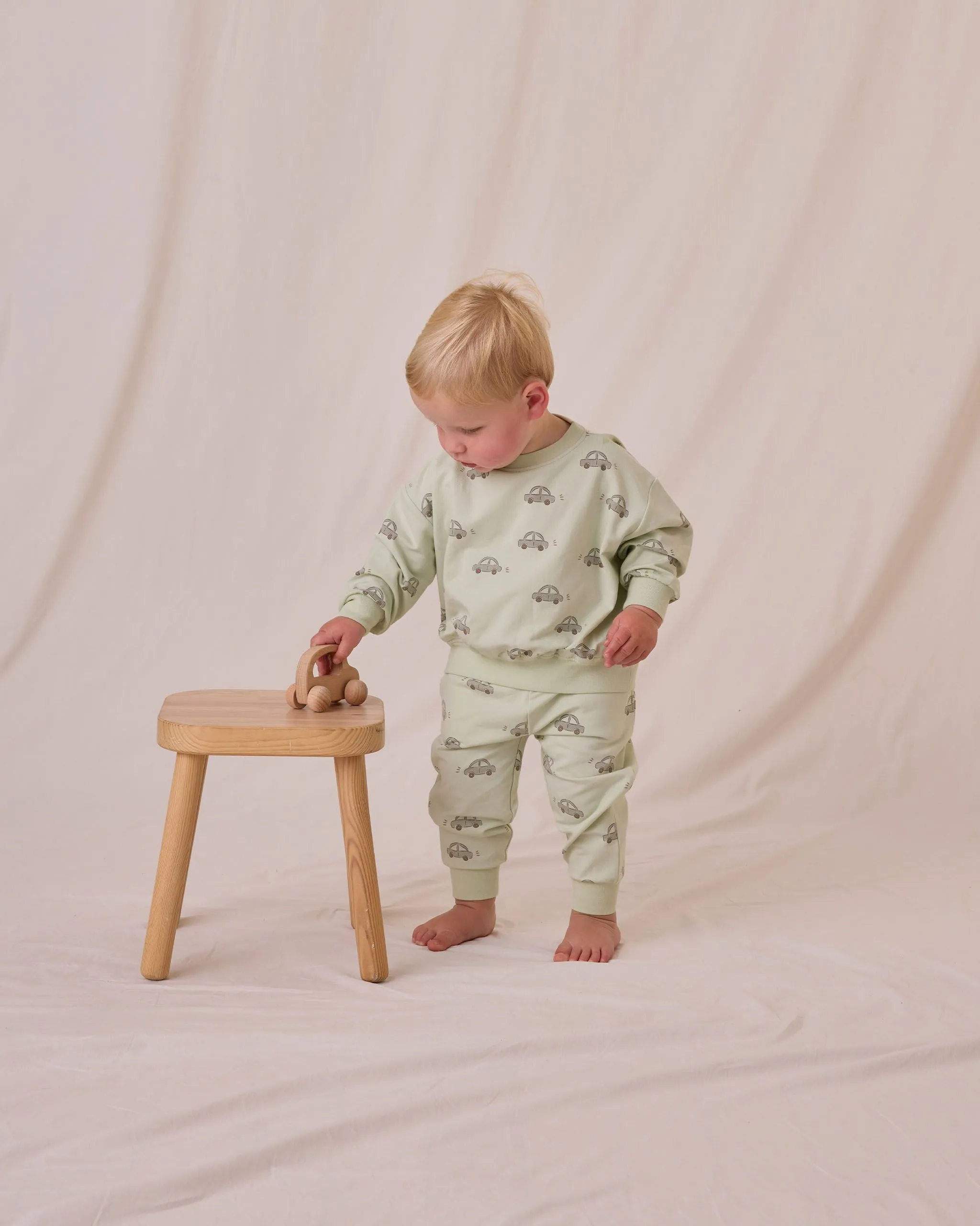 Quincy Mae Relaxed Sweatshirt: Cars