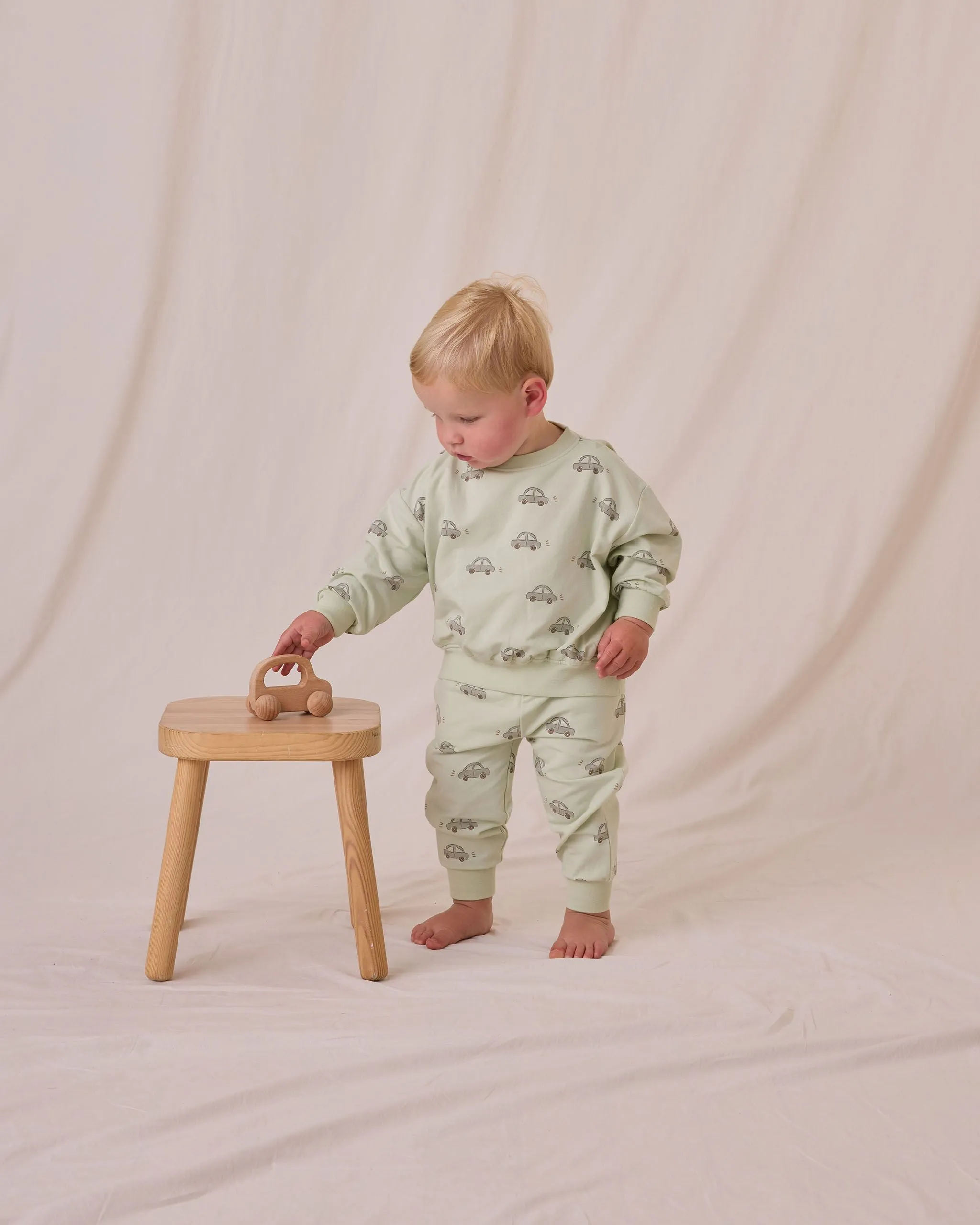 Quincy Mae Relaxed Sweatshirt: Cars