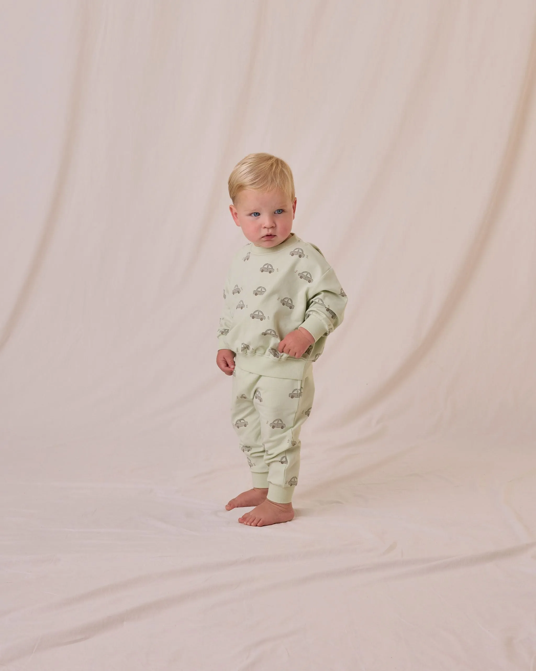 Quincy Mae Relaxed Sweatshirt: Cars