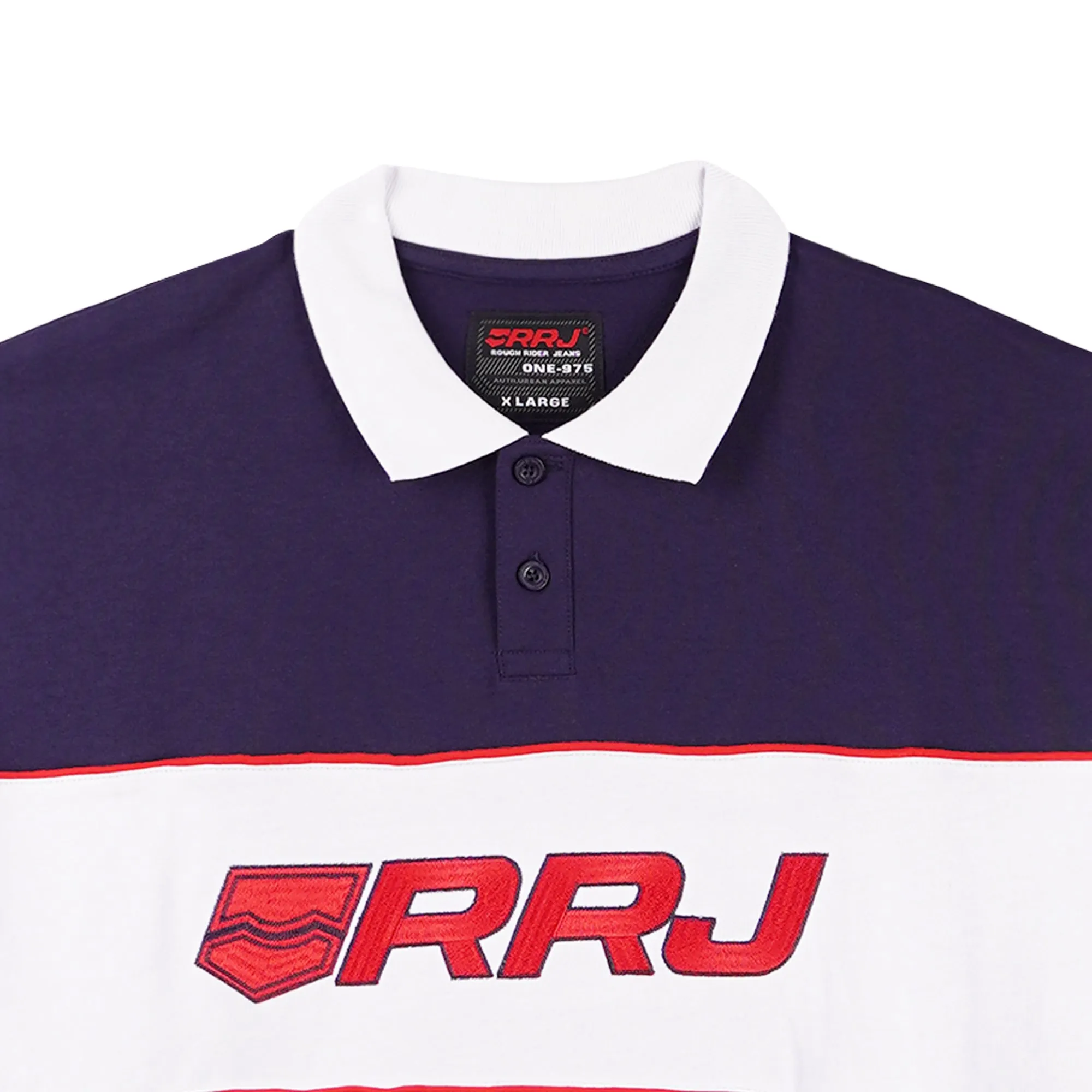 RRJ Basic Collared for Men Oversized Fitting Terry Fabric Trendy fashion Casual Top Navy Blue Polo shirt for Men 135973 (Navy Blue)