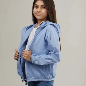 Sam Full Zip Packable Jacket (Powder Blue)