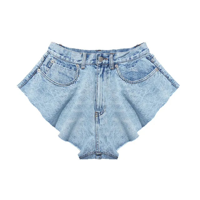 Sculpt Ruffle High Waist Jeans