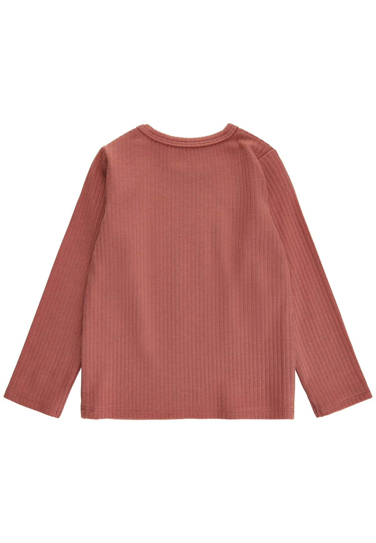 SGBella Baby Wide Rib L/S Tee - Brick Dust