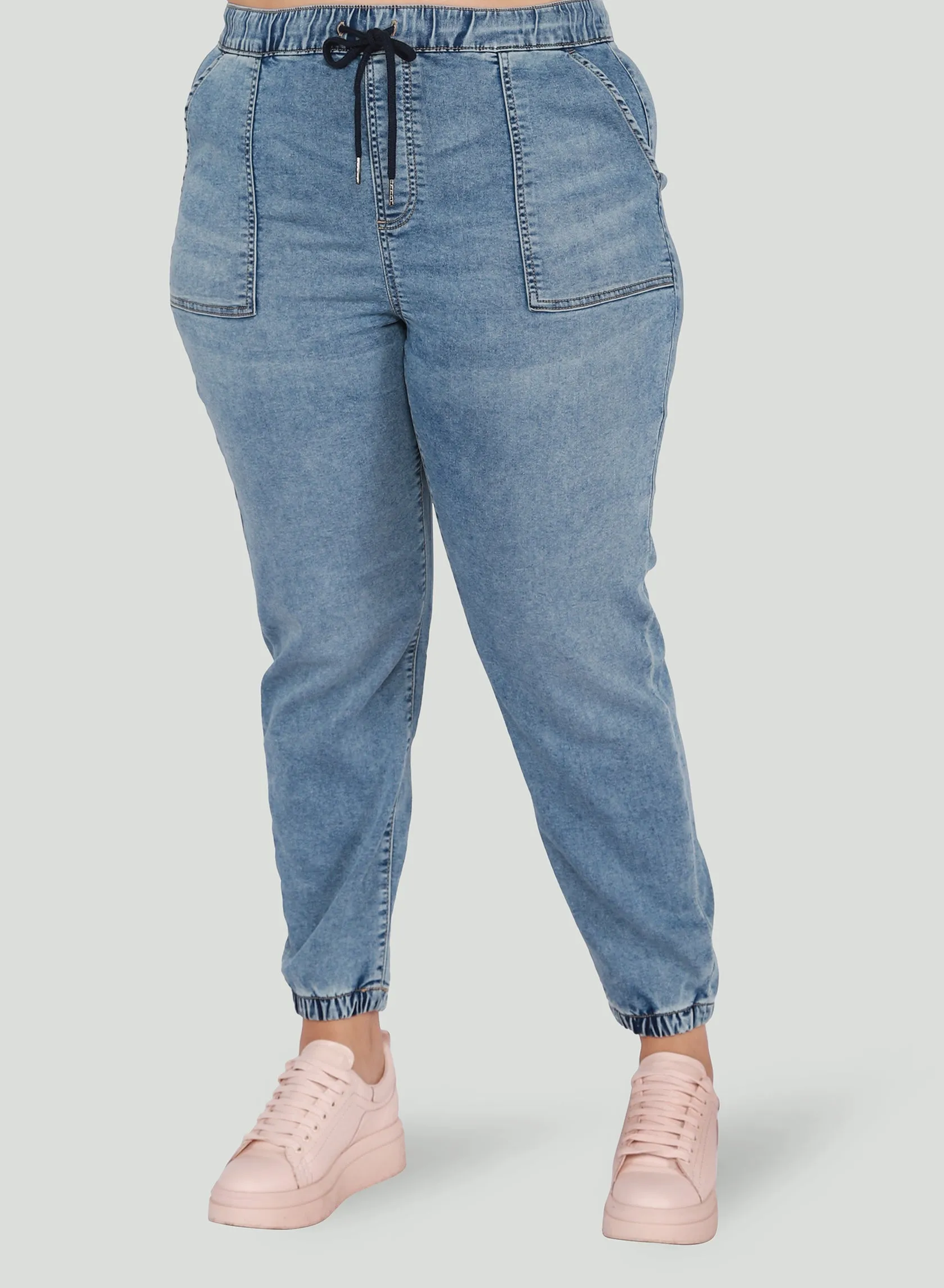 Soft Denim Joggers