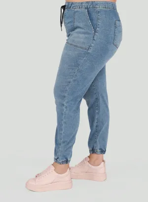 Soft Denim Joggers