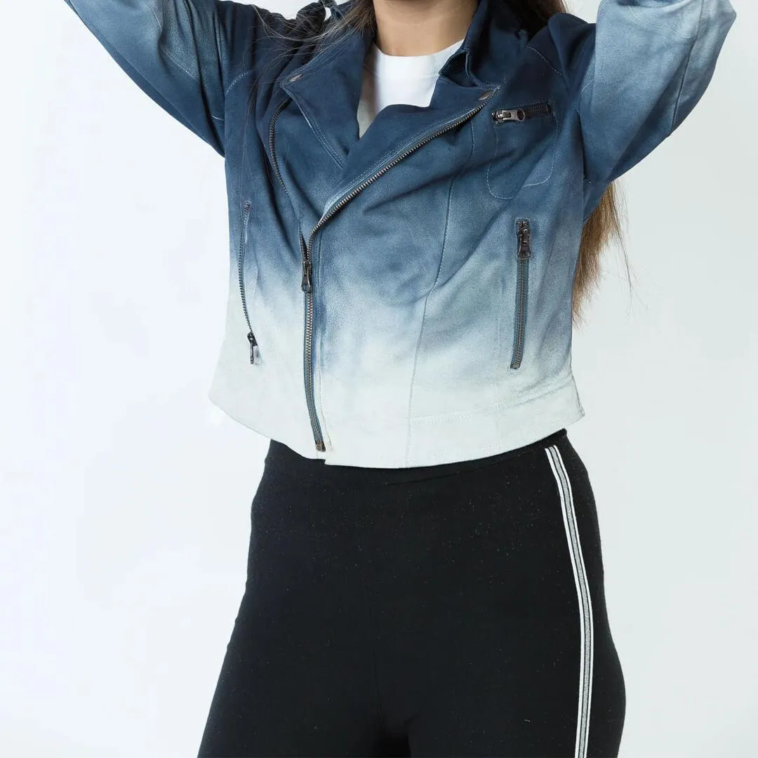 Suede Leather Jacket Women