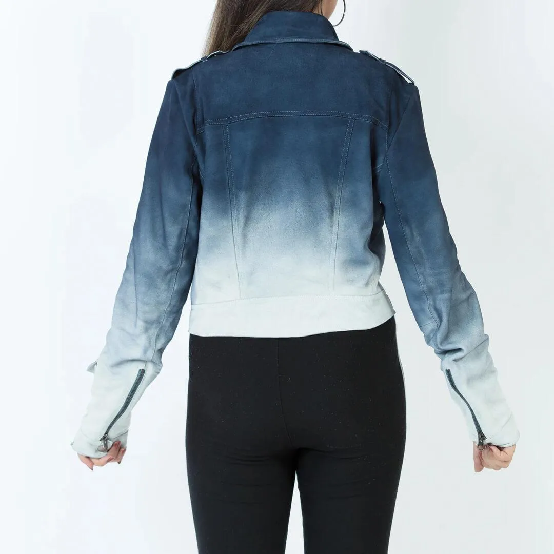 Suede Leather Jacket Women
