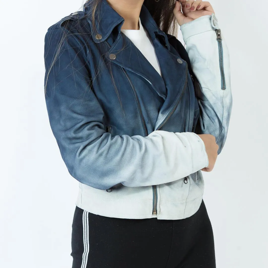 Suede Leather Jacket Women