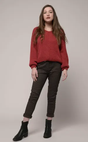 Super Soft Sweater Top Cherry
