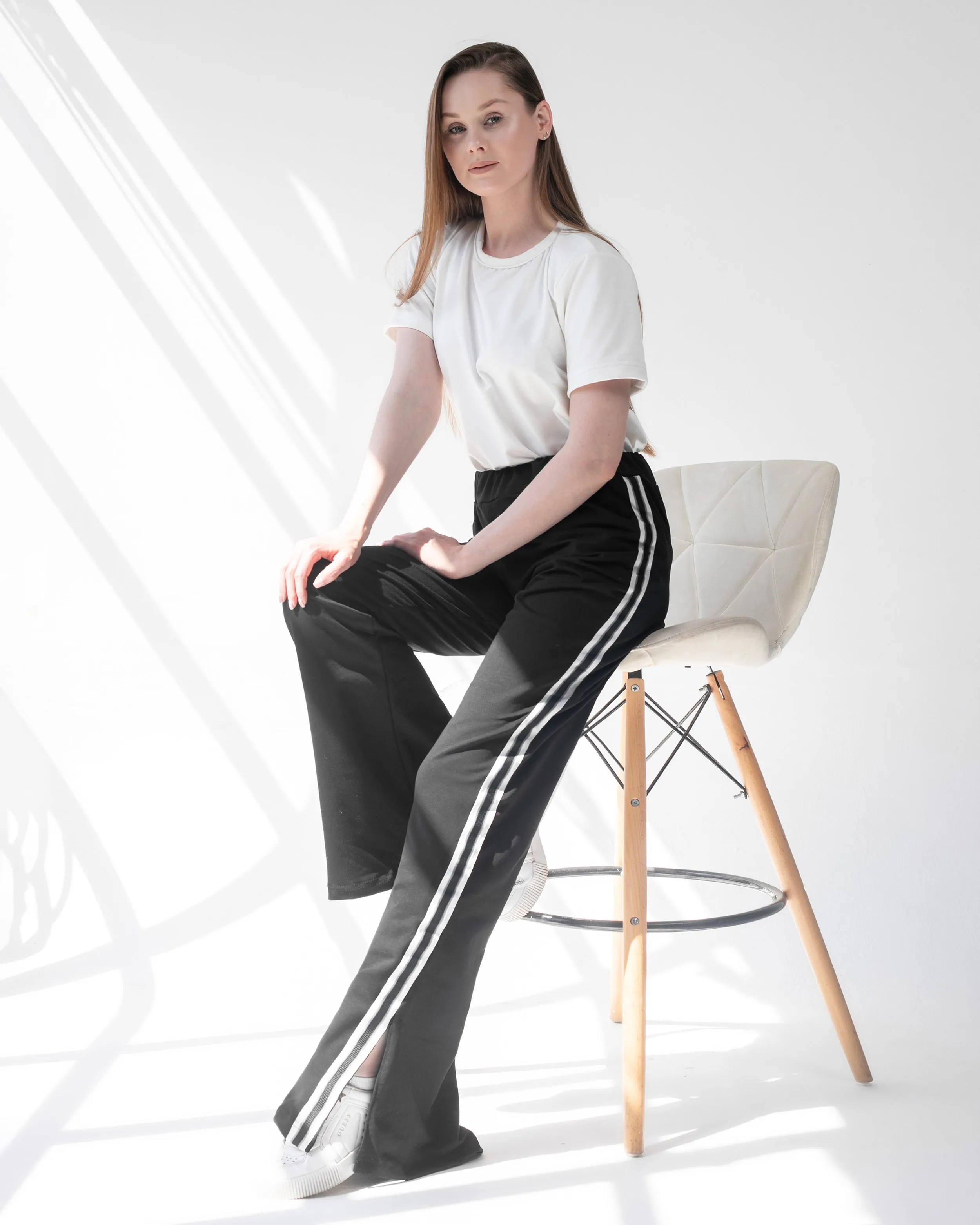Tape Striped Sweatpants
