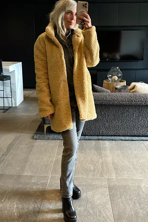 The Peach Teddy Jacket