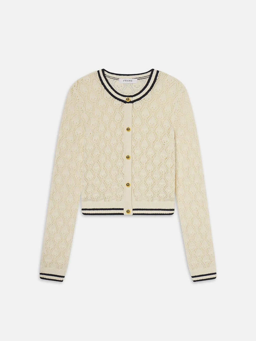 The Rookie Cardigan - Cream Multi