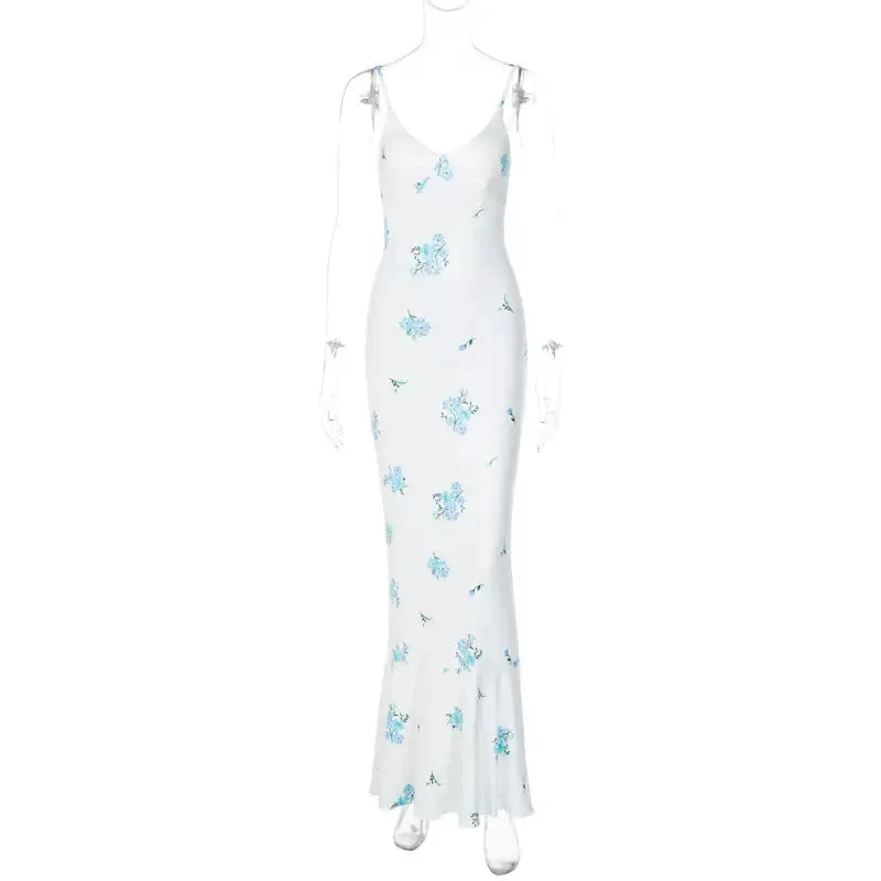 Vvsha Katia Floral Maxi Dress