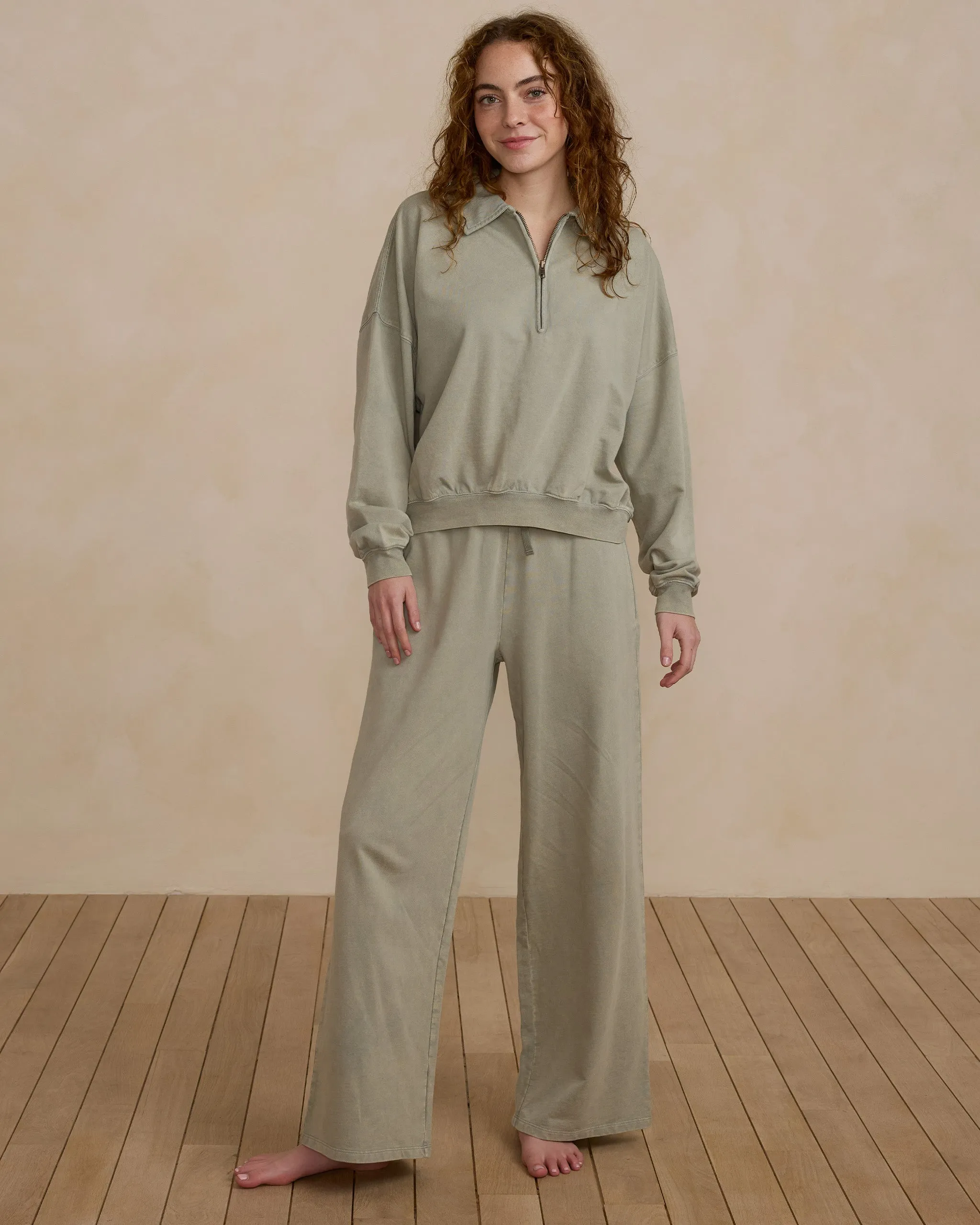 Womens Wide Leg Sweatpant | Laurel