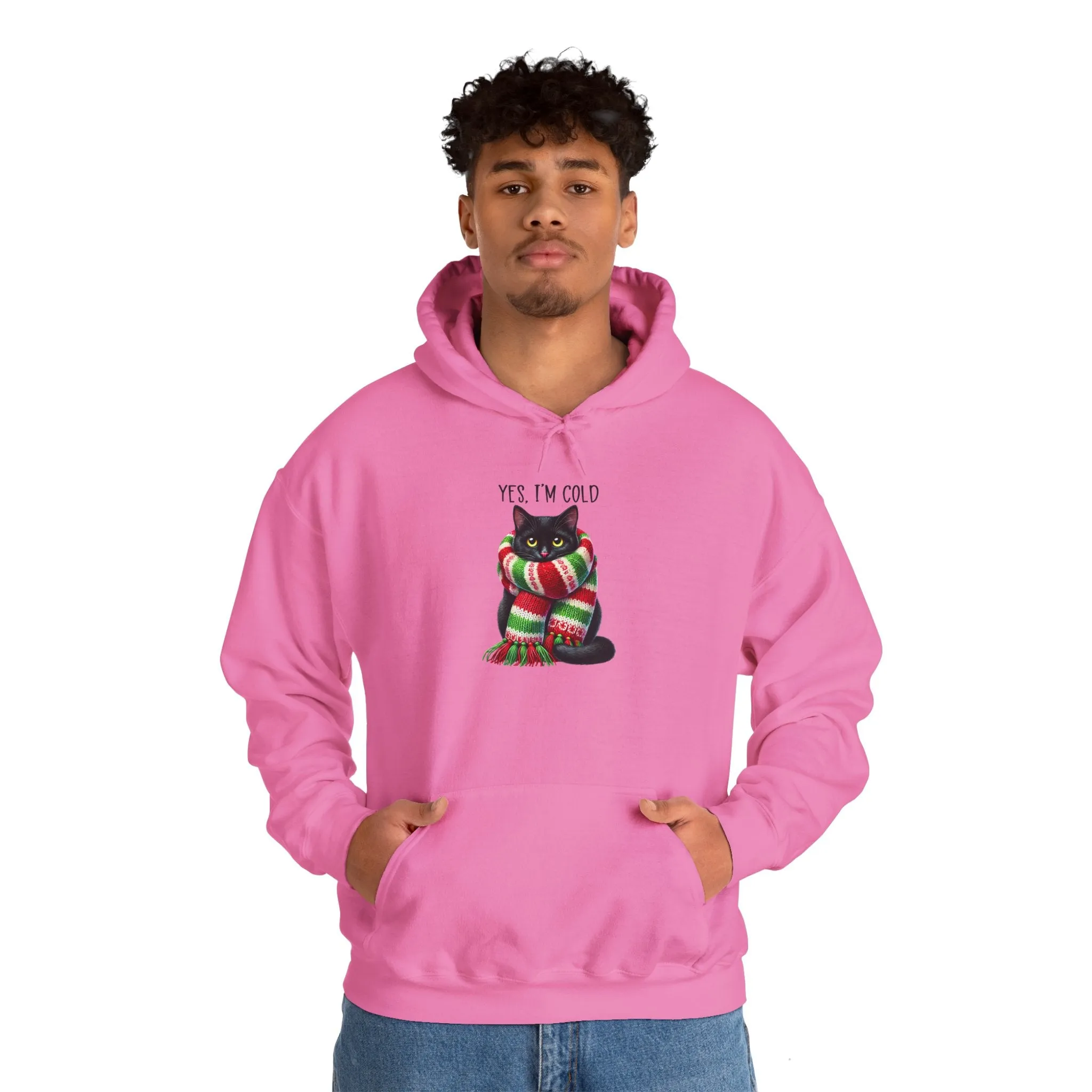 Yes, I'm cold - Heavy Hooded Sweatshirt