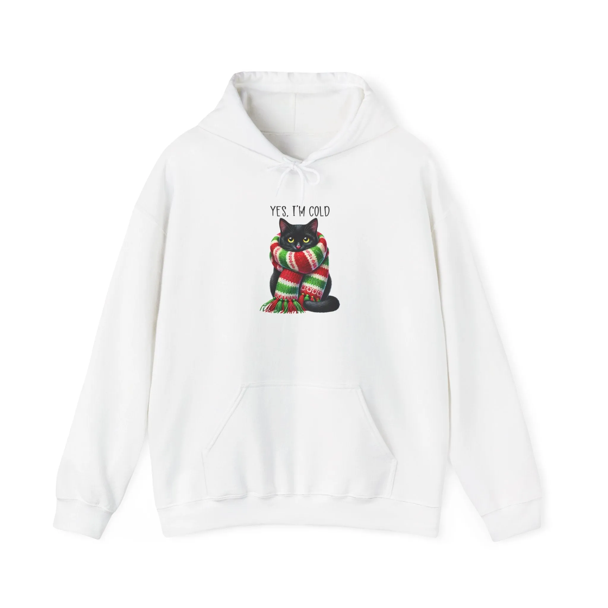 Yes, I'm cold - Heavy Hooded Sweatshirt