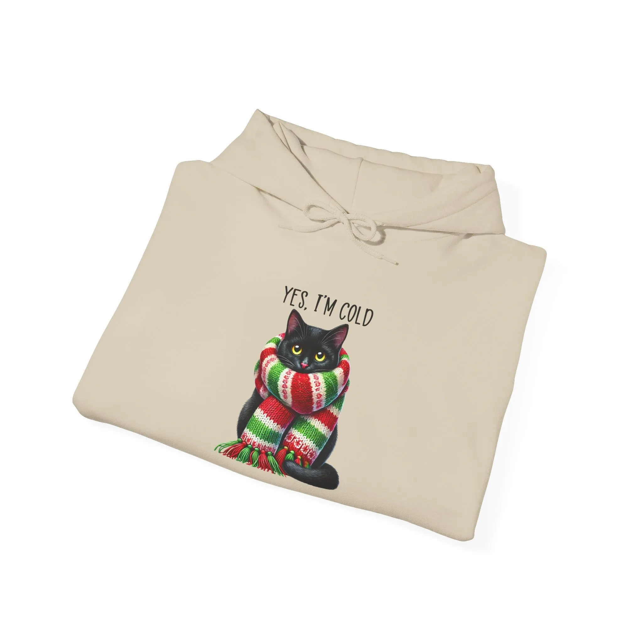 Yes, I'm cold - Heavy Hooded Sweatshirt