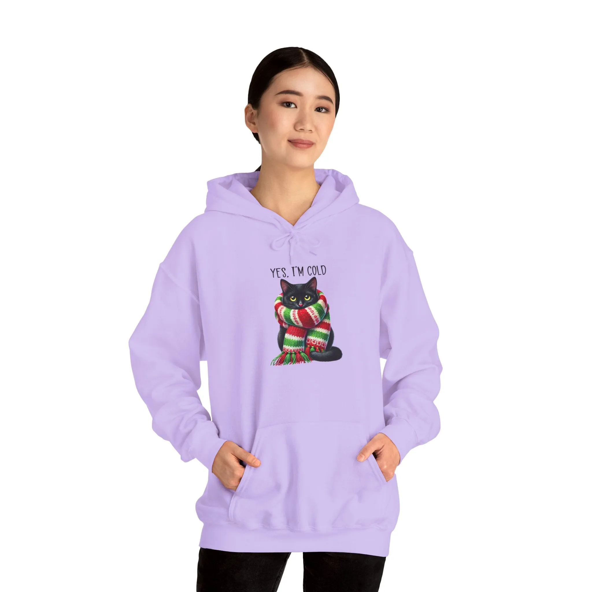Yes, I'm cold - Heavy Hooded Sweatshirt