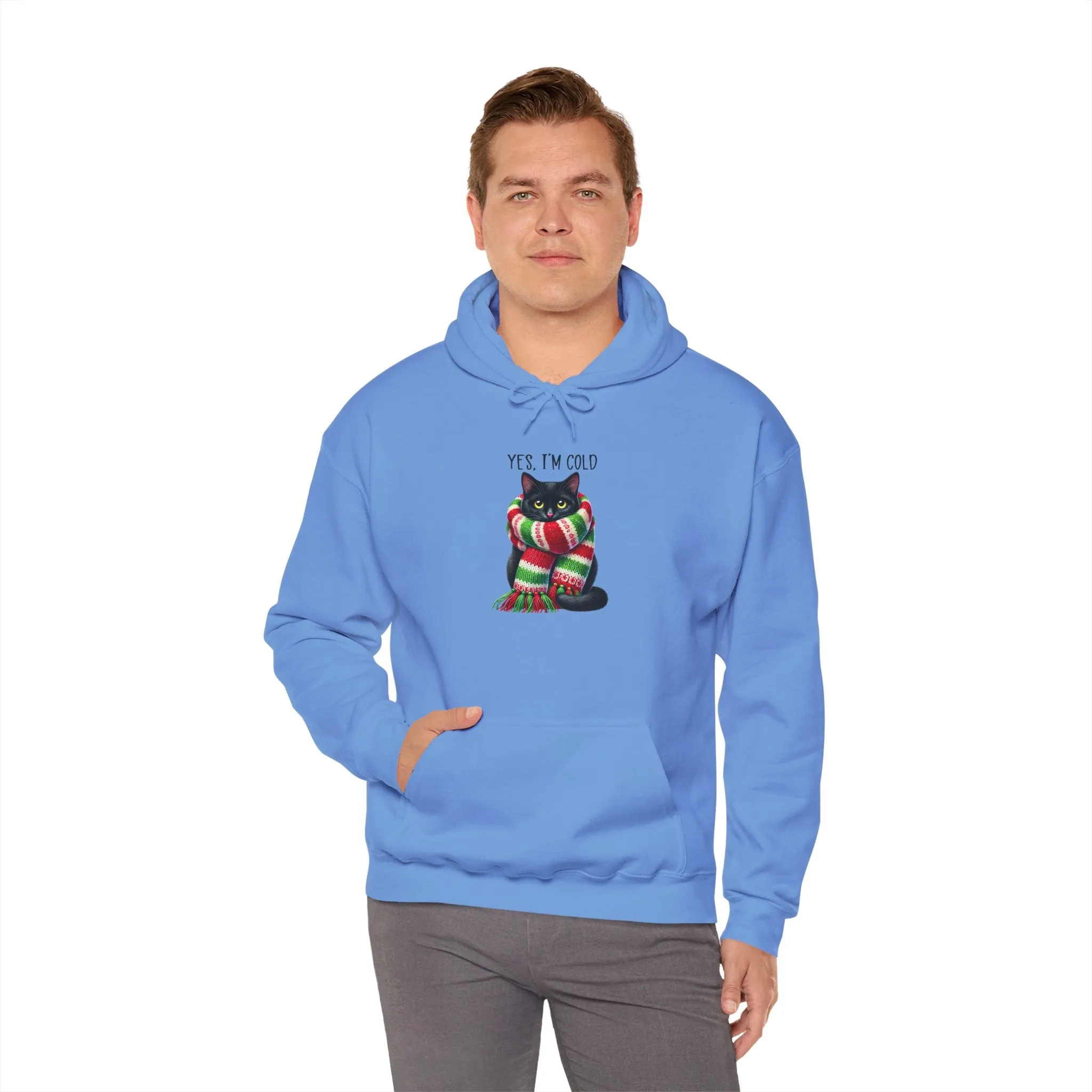 Yes, I'm cold - Heavy Hooded Sweatshirt