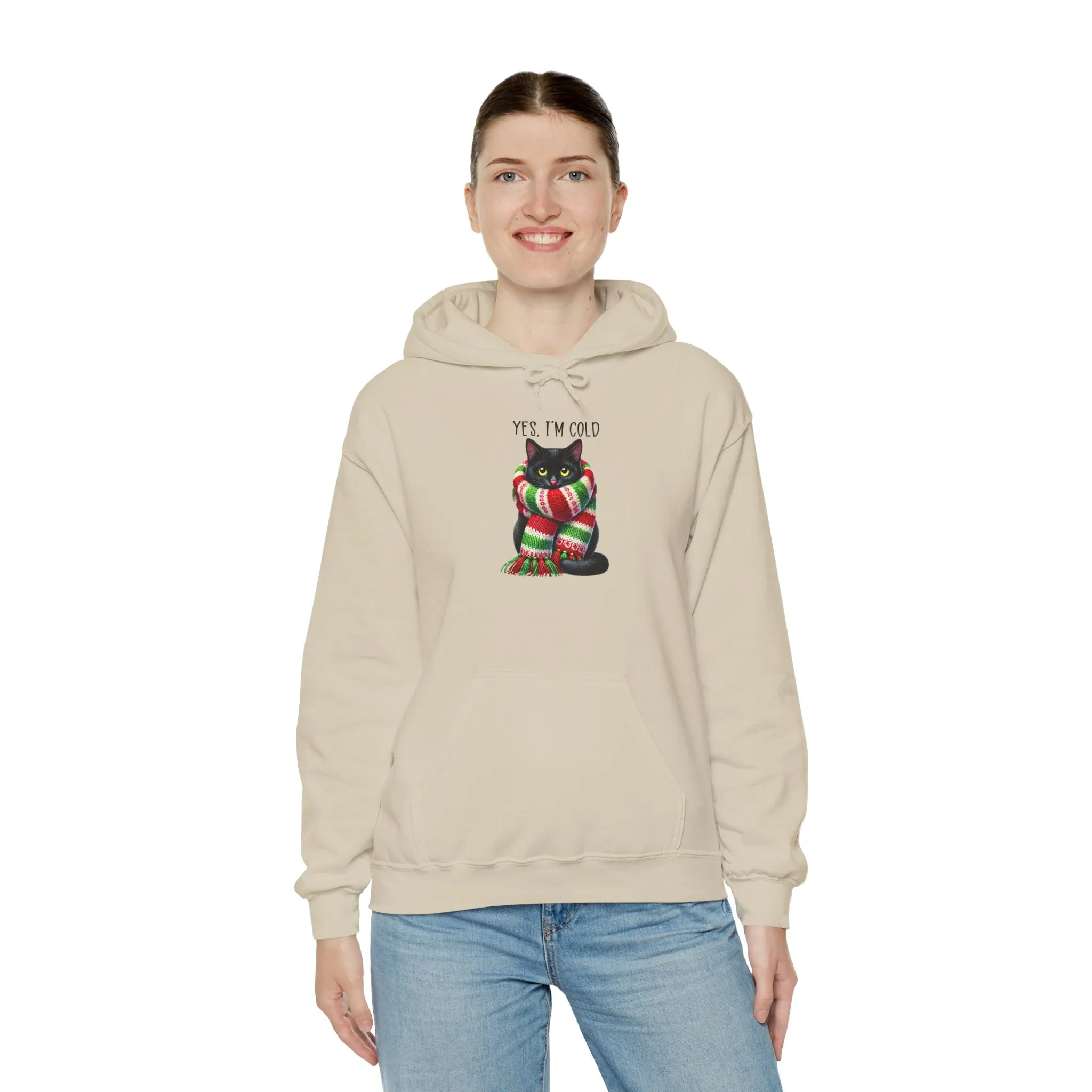 Yes, I'm cold - Heavy Hooded Sweatshirt