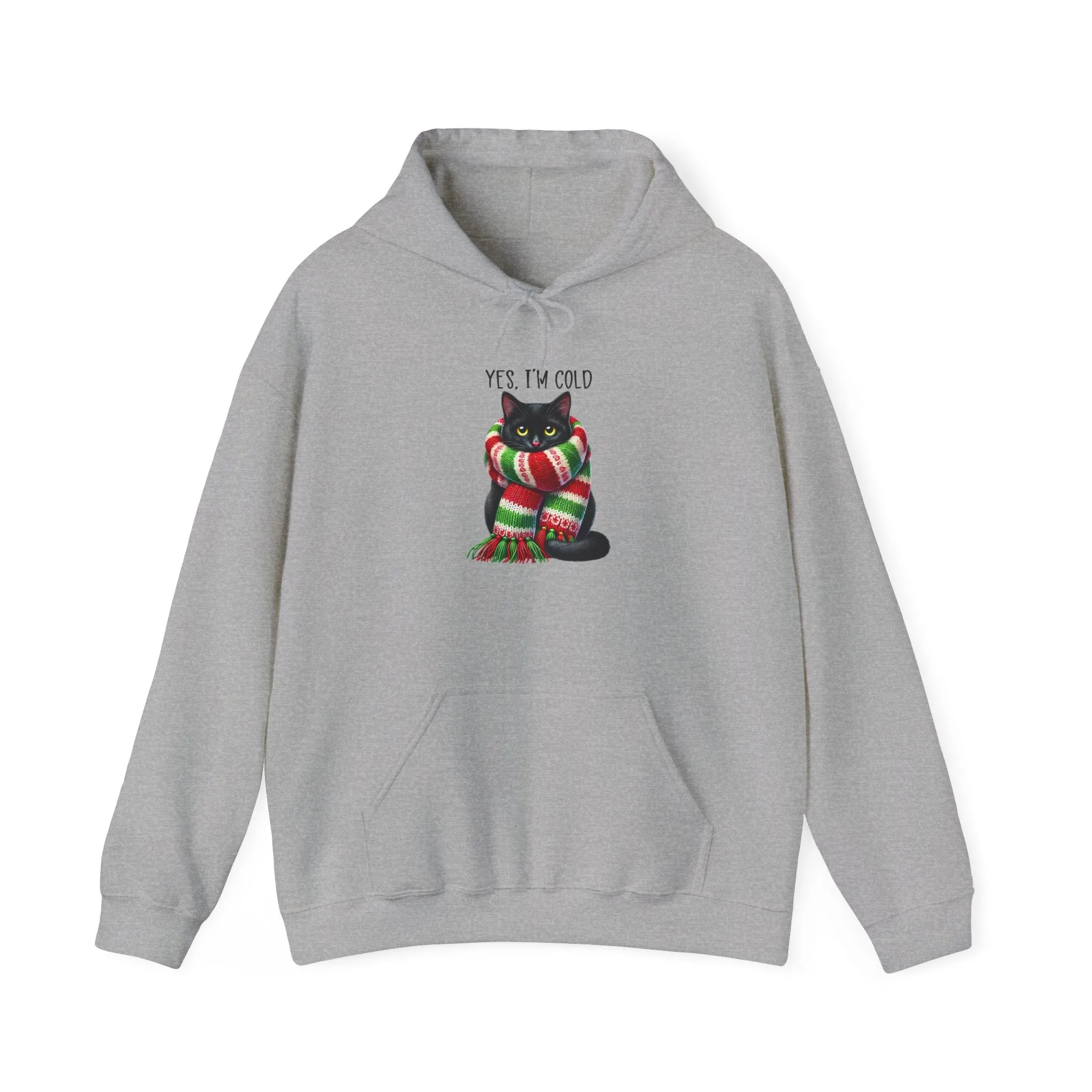 Yes, I'm cold - Heavy Hooded Sweatshirt